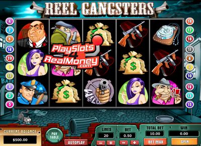 30's Gangster Online Casino Slot Game.
